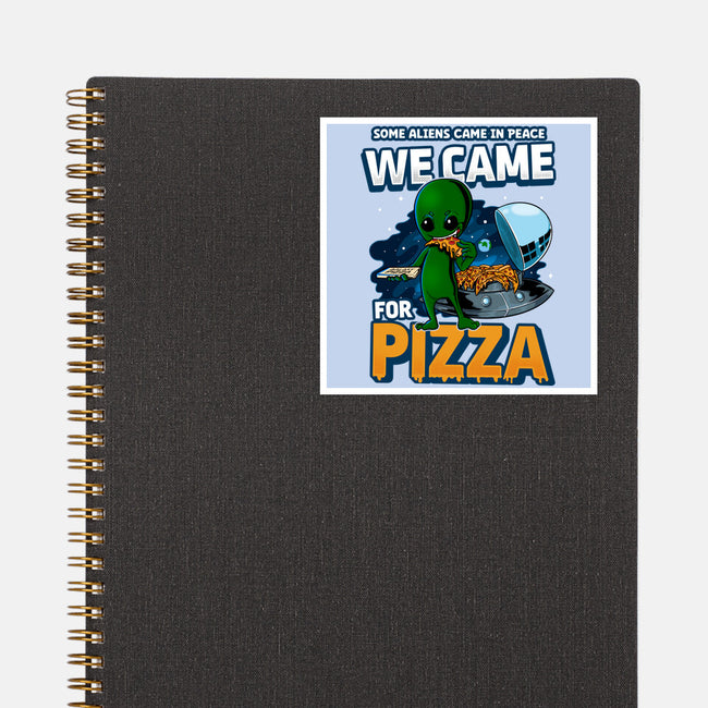 We Came For Pizza-None-Glossy-Sticker-LtonStudio