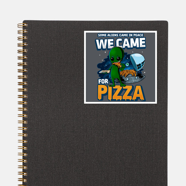 We Came For Pizza-None-Glossy-Sticker-LtonStudio