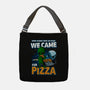 We Came For Pizza-None-Adjustable Tote-Bag-LtonStudio