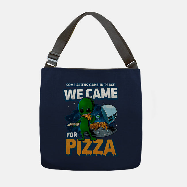 We Came For Pizza-None-Adjustable Tote-Bag-LtonStudio