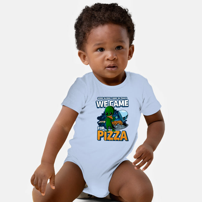 We Came For Pizza-Baby-Basic-Onesie-LtonStudio