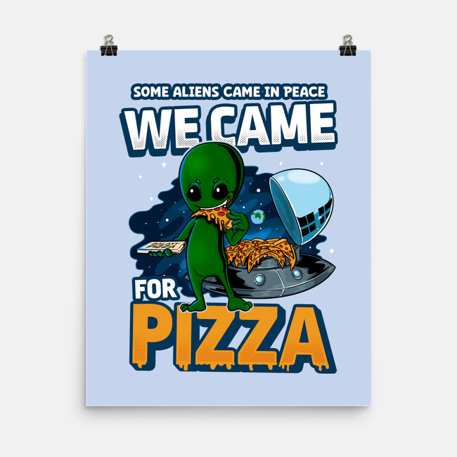 We Came For Pizza-None-Matte-Poster-LtonStudio