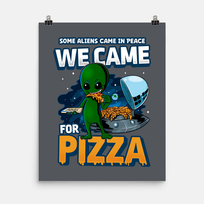 We Came For Pizza-None-Matte-Poster-LtonStudio