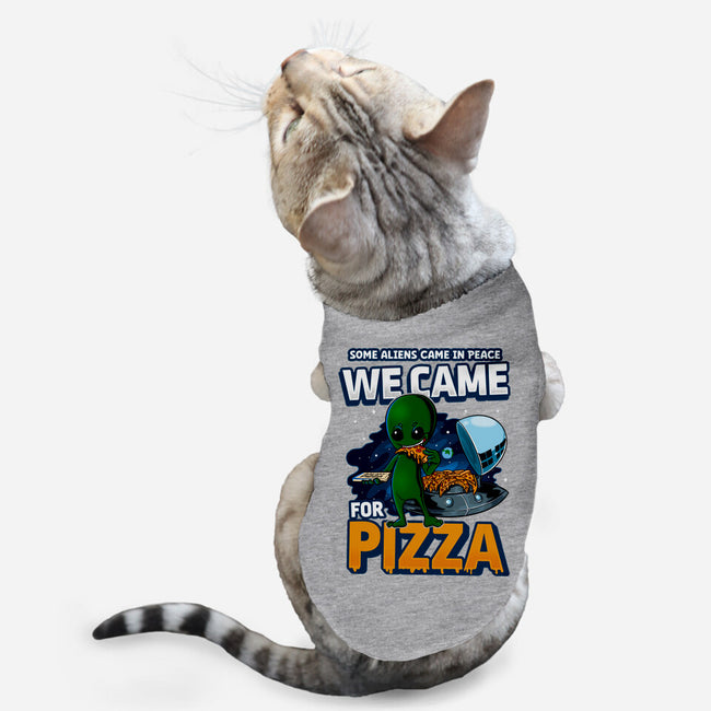 We Came For Pizza-Cat-Basic-Pet Tank-LtonStudio