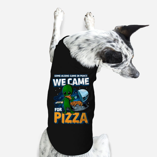 We Came For Pizza-Dog-Basic-Pet Tank-LtonStudio