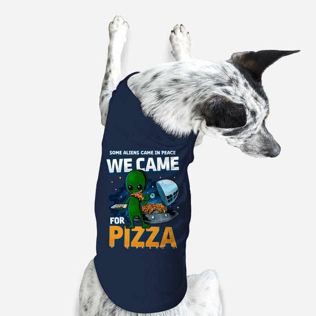 We Came For Pizza-Dog-Basic-Pet Tank-LtonStudio