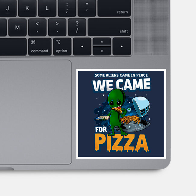 We Came For Pizza-None-Glossy-Sticker-LtonStudio