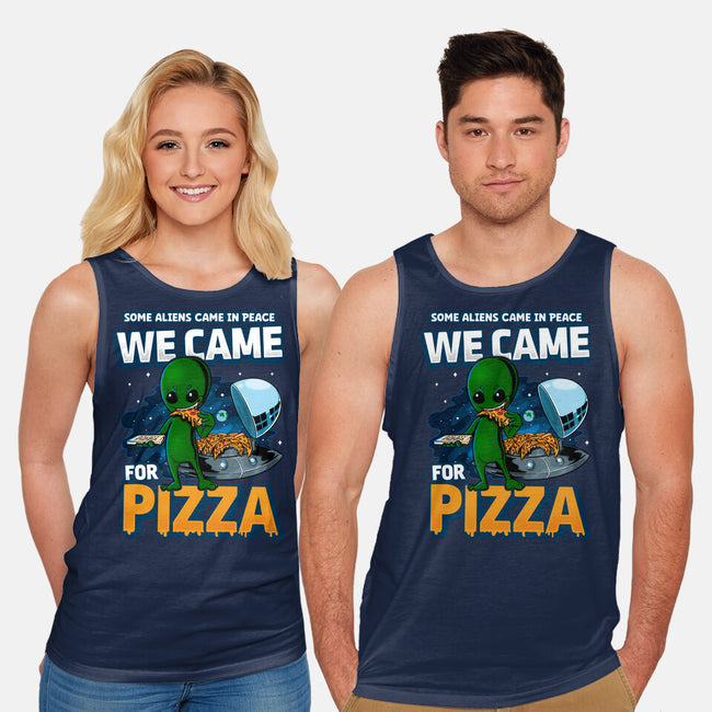 We Came For Pizza-Unisex-Basic-Tank-LtonStudio