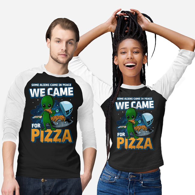 We Came For Pizza-Unisex-Baseball-Tee-LtonStudio