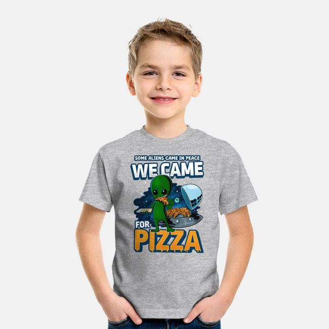 We Came For Pizza-Youth-Basic-Tee-LtonStudio