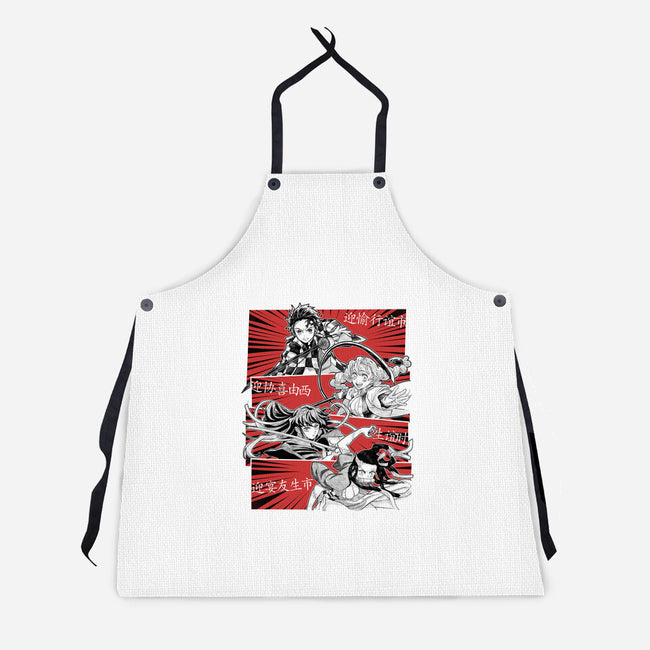 Swordsmith Village Arc Squad-Unisex-Kitchen-Apron-Astrobot Invention