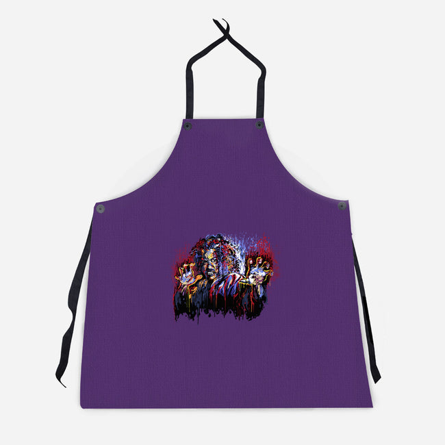 Sho Nuff Painting-Unisex-Kitchen-Apron-zascanauta