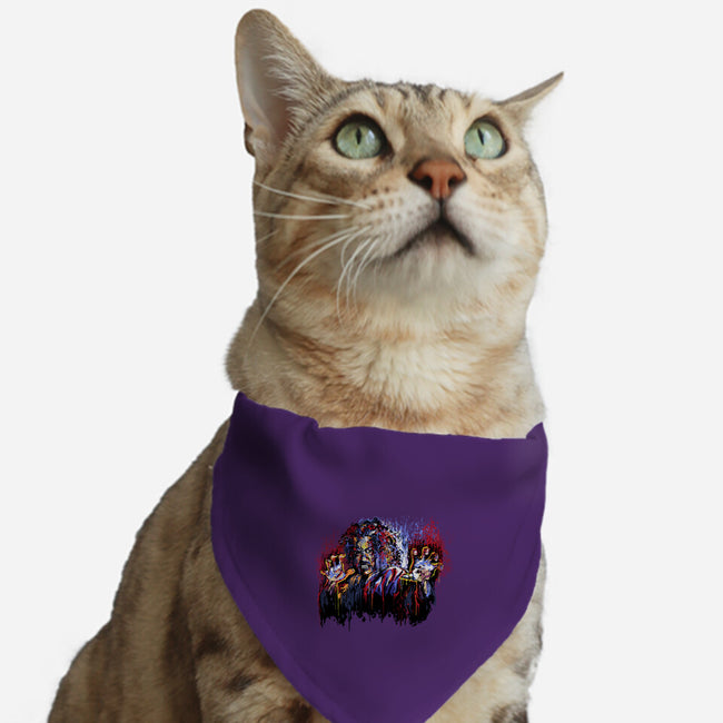 Sho Nuff Painting-Cat-Adjustable-Pet Collar-zascanauta