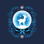 Snow Globe Deer-Mens-Heavyweight-Tee-Vallina84