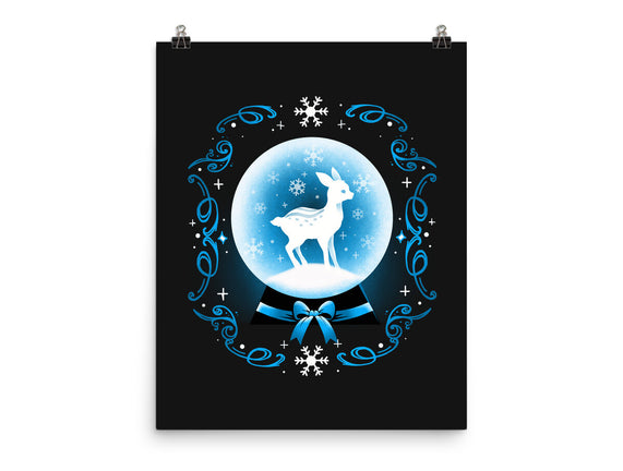 Snow Globe Deer