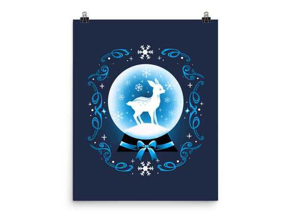 Snow Globe Deer