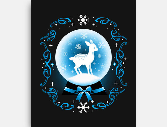 Snow Globe Deer