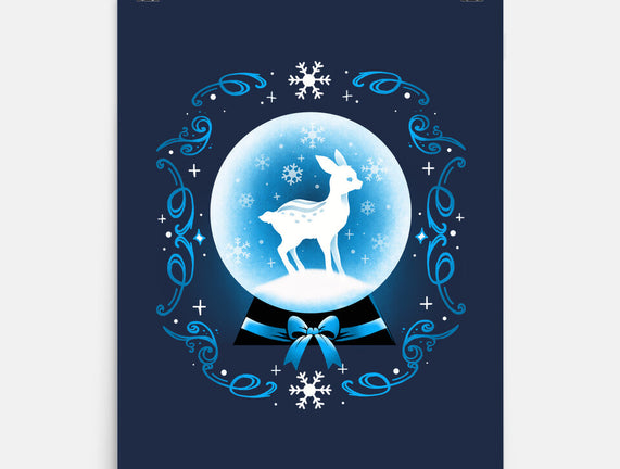 Snow Globe Deer