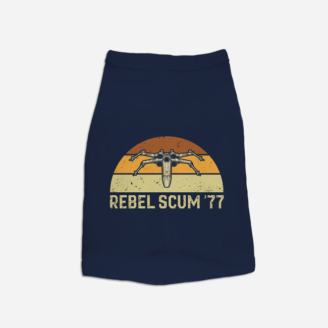 Vintage Scum 77-Dog-Basic-Pet Tank-retrodivision