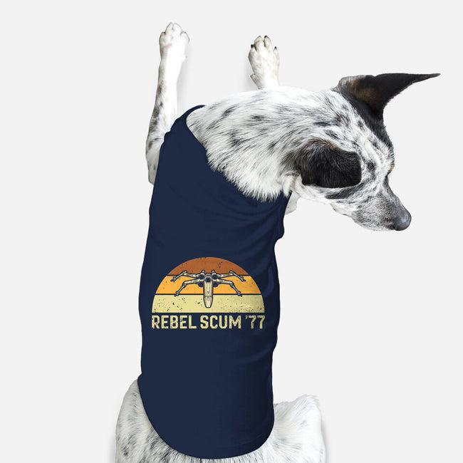 Vintage Scum 77-Dog-Basic-Pet Tank-retrodivision