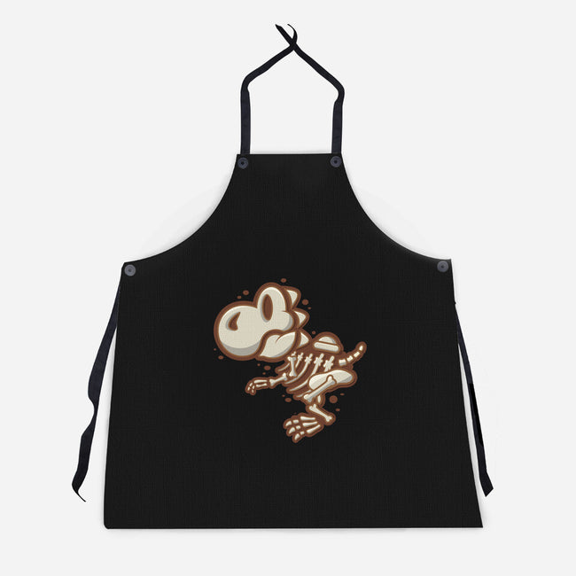 Super Dino Fossil-Unisex-Kitchen-Apron-jrberger