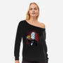 Donutraiser-Womens-Off Shoulder-Sweatshirt-Barbadifuoco