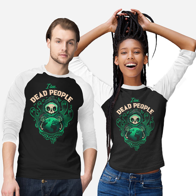 Dead People-Unisex-Baseball-Tee-eduely