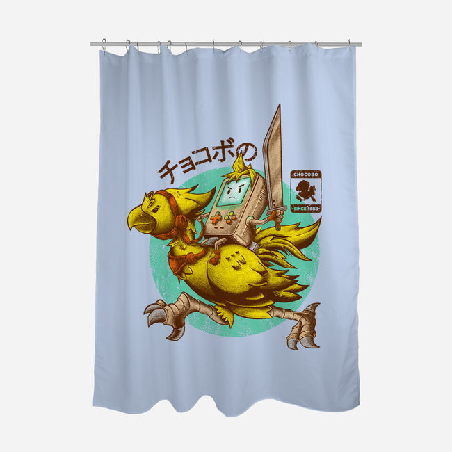 Chocobo Since 1988-None-Polyester-Shower Curtain-Mampurrio