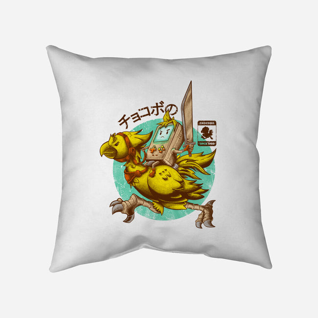 Chocobo Since 1988-None-Removable Cover-Throw Pillow-Mampurrio