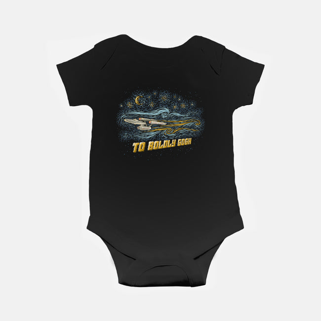 To Boldly Gogh-Baby-Basic-Onesie-kg07