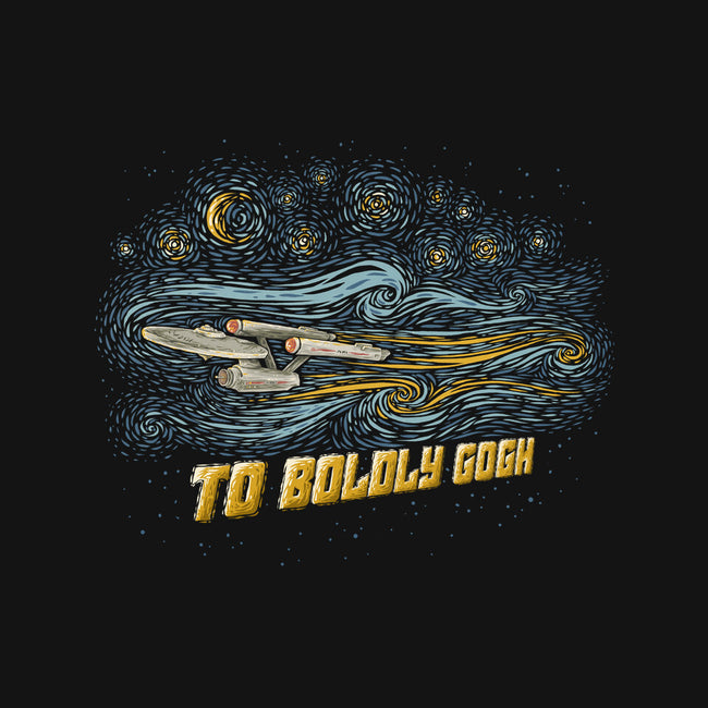 To Boldly Gogh-Mens-Basic-Tee-kg07