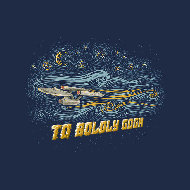 To Boldly Gogh-Womens-V-Neck-Tee-kg07