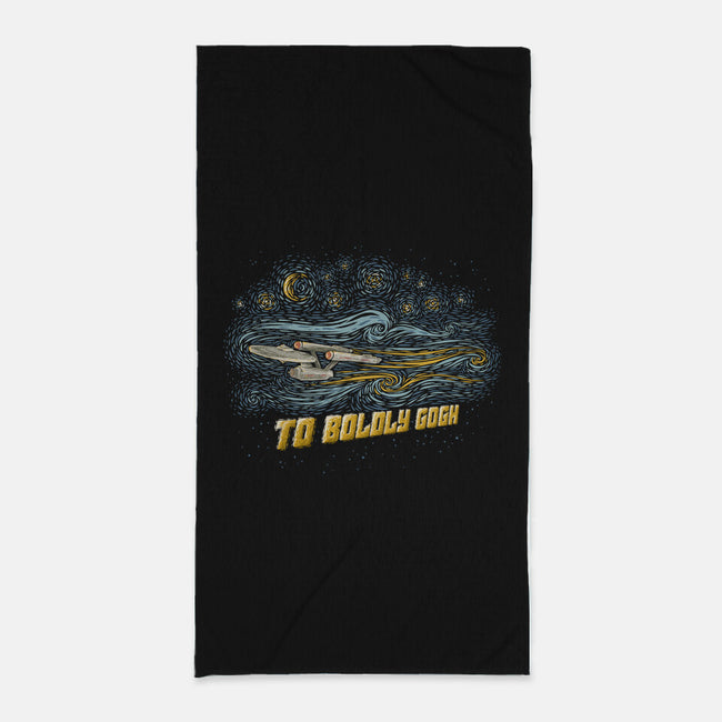 To Boldly Gogh-None-Beach-Towel-kg07