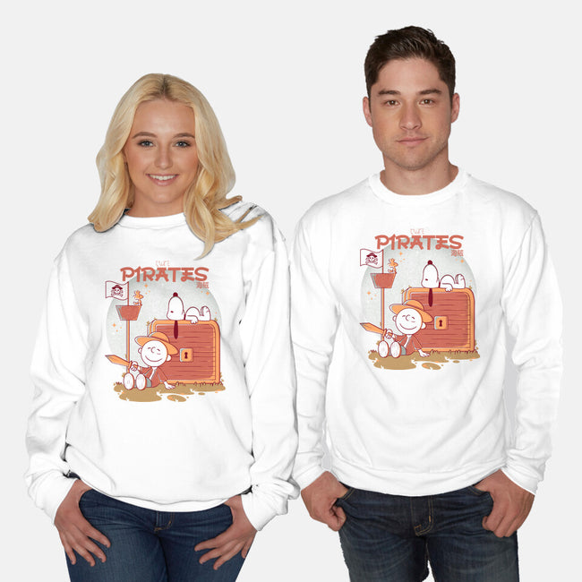 Cute Pirates-Unisex-Crew Neck-Sweatshirt-Eoli Studio