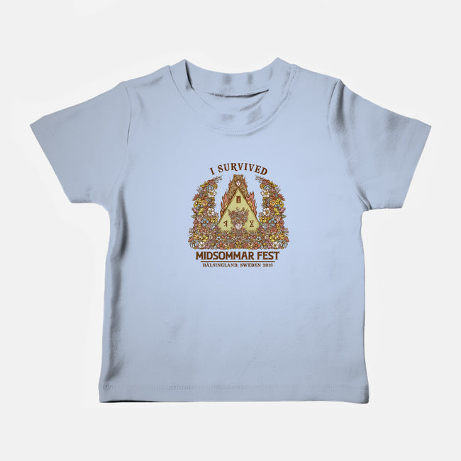 I Survived Midsommar Fest-Baby-Basic-Tee-kg07