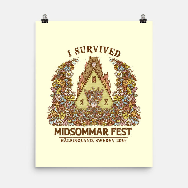 I Survived Midsommar Fest-None-Matte-Poster-kg07