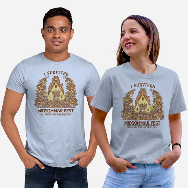 I Survived Midsommar Fest-Unisex-Basic-Tee-kg07