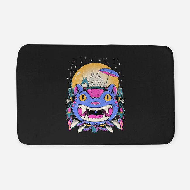 Unidentified Flying Cat-None-Memory Foam-Bath Mat-GODZILLARGE