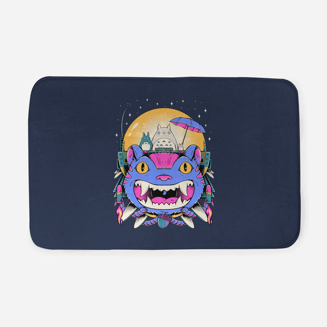 Unidentified Flying Cat-None-Memory Foam-Bath Mat-GODZILLARGE