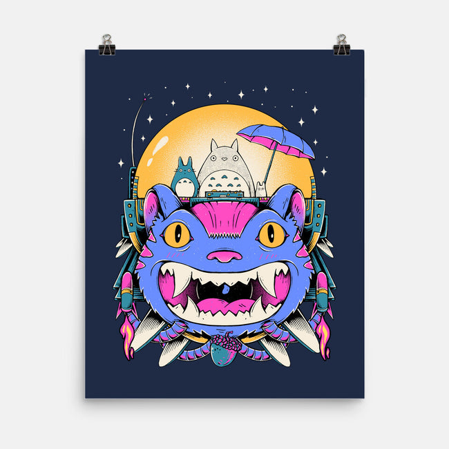 Unidentified Flying Cat-None-Matte-Poster-GODZILLARGE