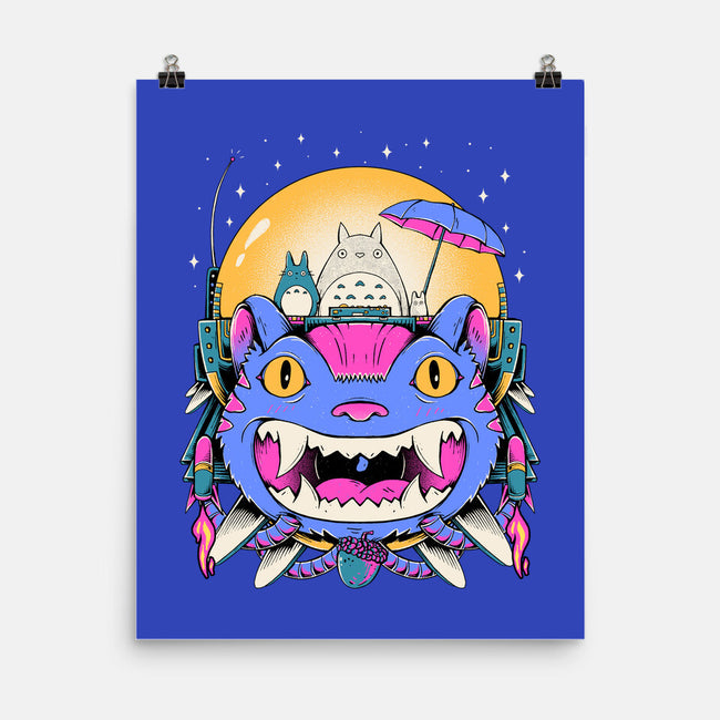 Unidentified Flying Cat-None-Matte-Poster-GODZILLARGE