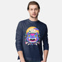 Unidentified Flying Cat-Mens-Long Sleeved-Tee-GODZILLARGE