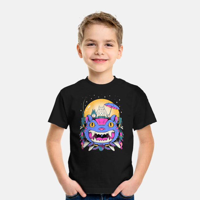 Unidentified Flying Cat-Youth-Basic-Tee-GODZILLARGE