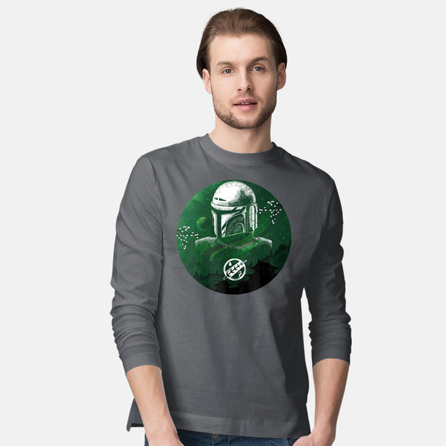 Hunter Galaxy-Mens-Long Sleeved-Tee-Astrobot Invention