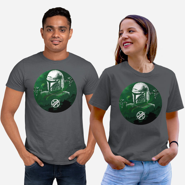 Hunter Galaxy-Unisex-Basic-Tee-Astrobot Invention