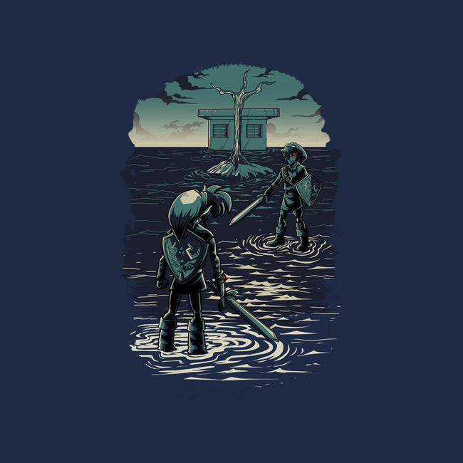 Link Vs Dark Link-Mens-Heavyweight-Tee-Diego Oliver