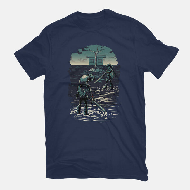 Link Vs Dark Link-Mens-Basic-Tee-Diego Oliver