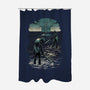 Link Vs Dark Link-None-Polyester-Shower Curtain-Diego Oliver