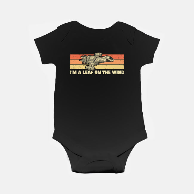 Vintage Leaf-Baby-Basic-Onesie-retrodivision