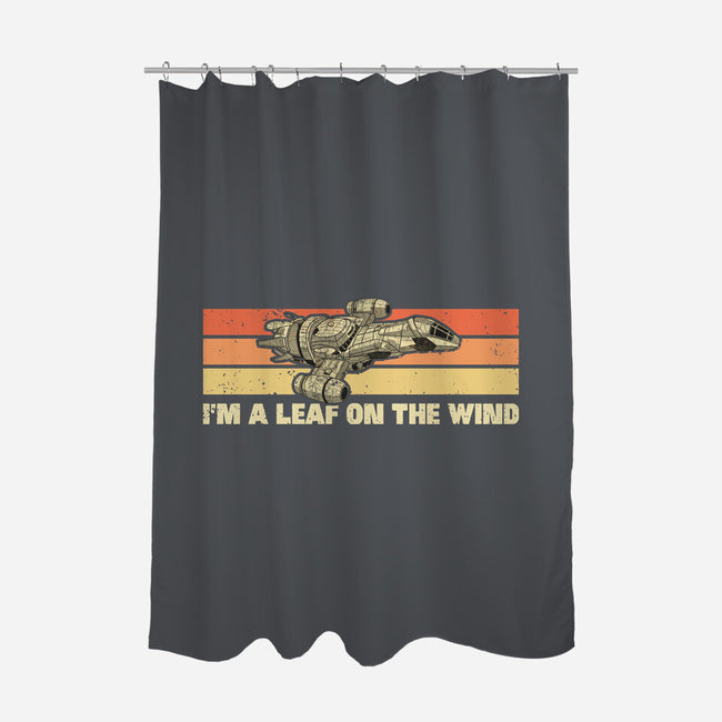 Vintage Leaf-None-Polyester-Shower Curtain-retrodivision